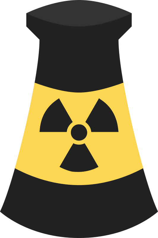 The Symbol Of The Atomic Power Plant 4 - Nuclear Power Plant Png (533x800), Png Download