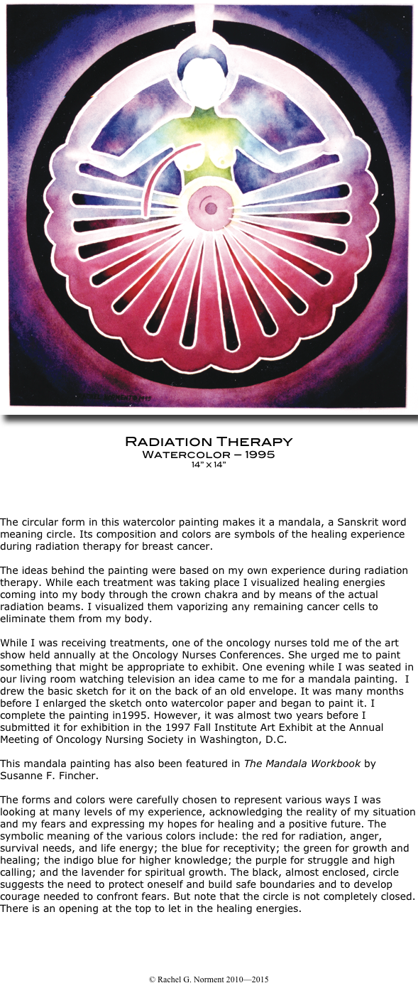 The Circular Form In This Watercolor Painting Makes - Guided By Dreams: Breast Cancer, Dreams, And Transformation (589x1384), Png Download