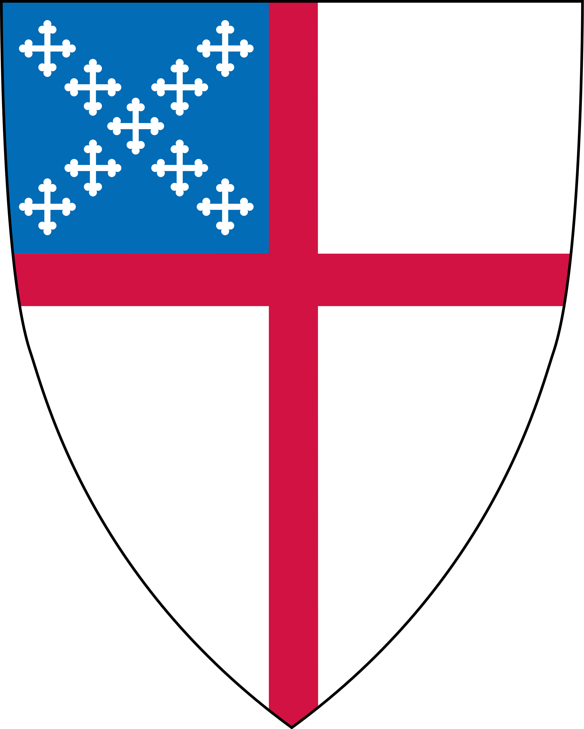 Episcopal Shield Png - Episcopal Church Cross (2000x2498), Png Download