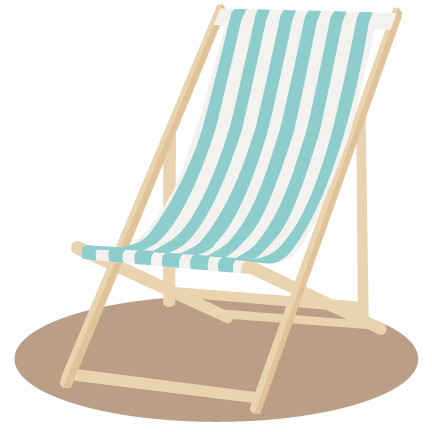 Beach - Beach Chair Clipart Png (432x432), Png Download
