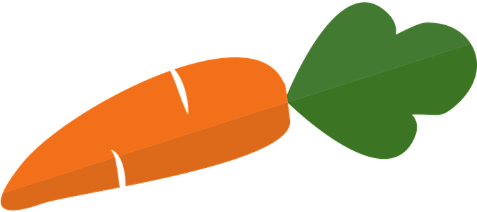 Carrot Vegetables Orange Food Cook Carrots - Zanahoria Dibujo Png (680x340), Png Download