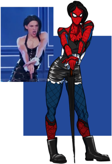 I Have Never Drawn Anything Faster - Tom Holland Fan Art (500x567), Png Download