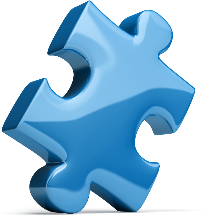 Blue Puzzle Piece Png (980x732), Png Download