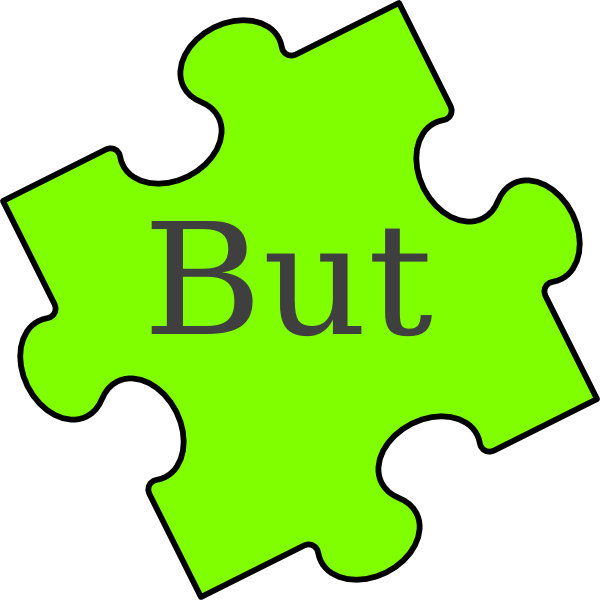 Puzzle Piece But Clip Art - But Clipart (600x600), Png Download