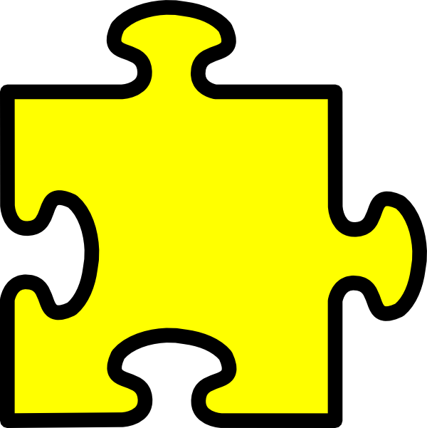 Animated Puzzle Pieces Clip - Puzzle Piece Clipart (600x601), Png Download