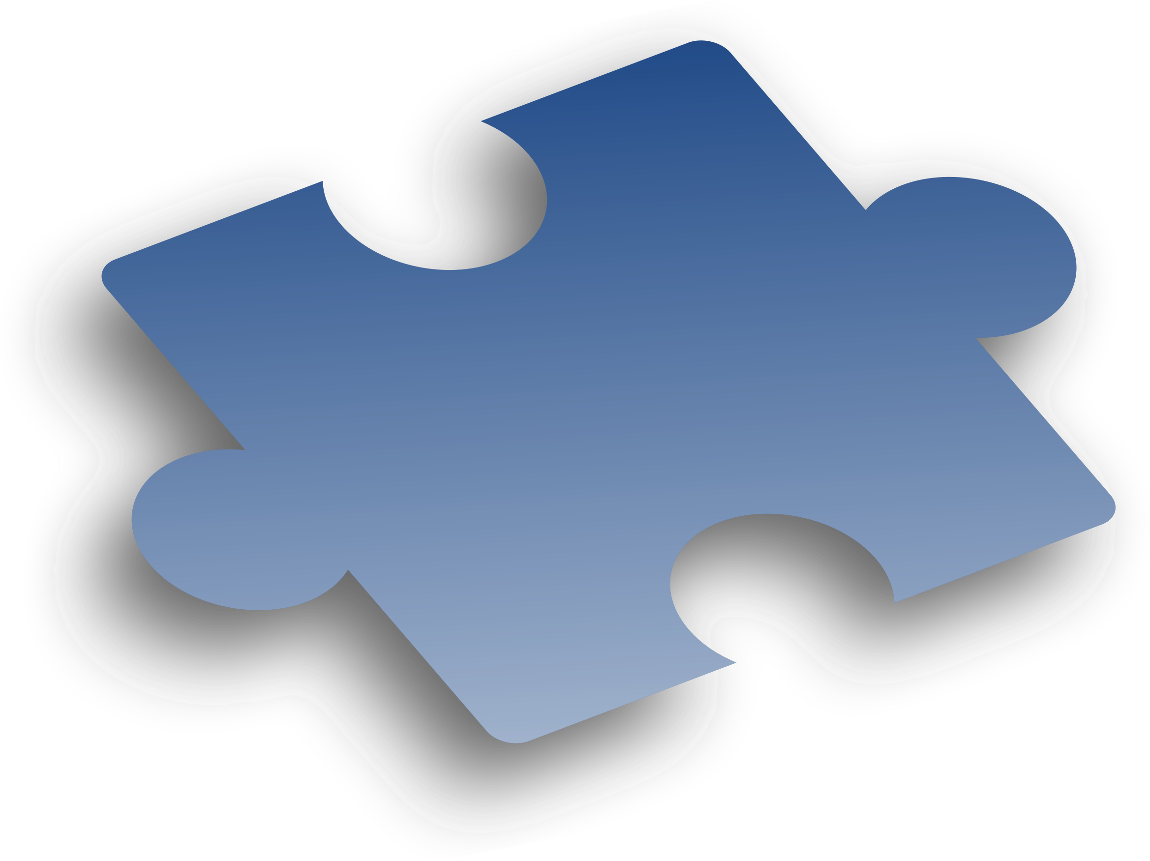 This Free Icons Png Design Of Puzzle Piece Blue (2338x1751), Png Download
