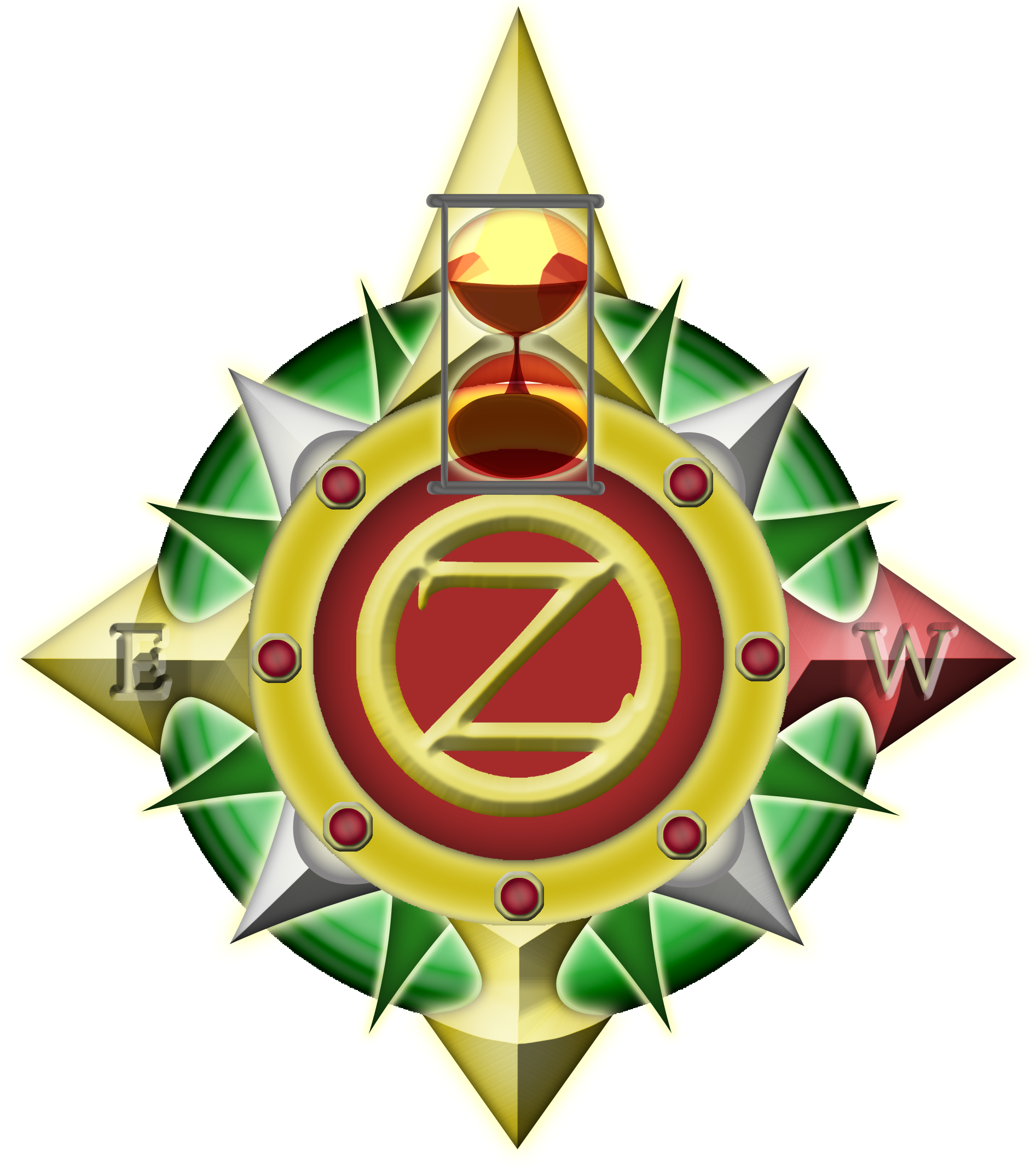 Secrets Of The Compass Rose - Compass Rose (2400x2400), Png Download