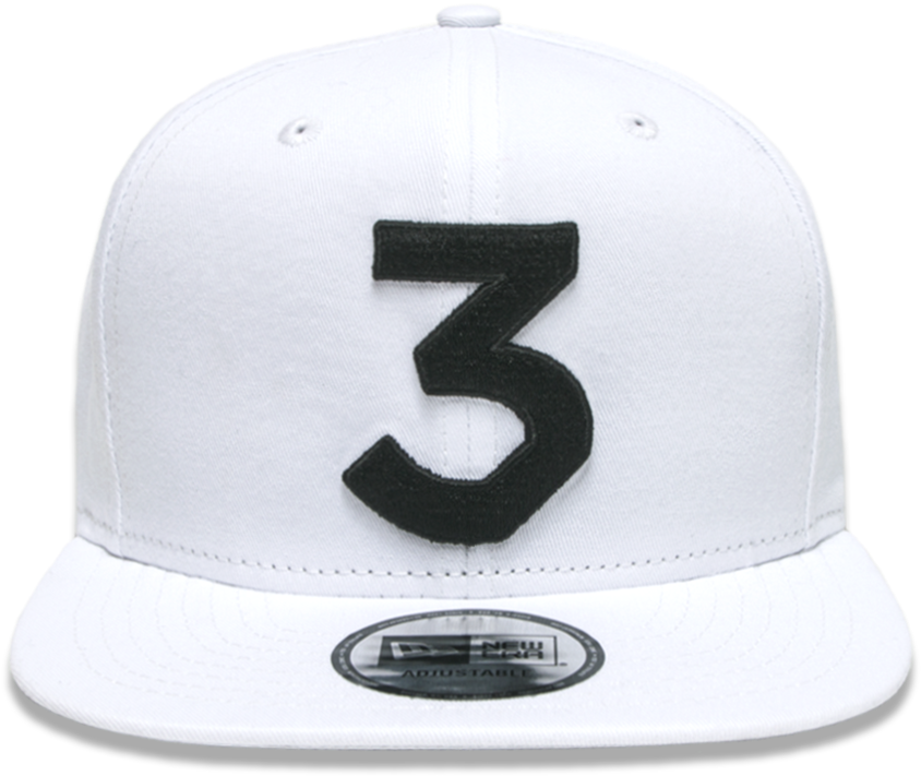 Hat Clipart Rapper - Chance The Rapper Hat White (1000x1000), Png Download