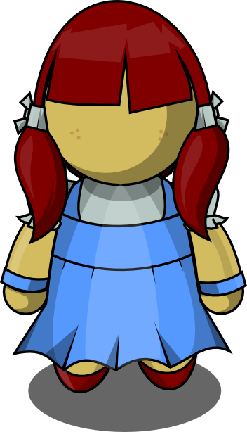 Free Dorothy Wizard Of Oz Clip Art - Dorothy Mago De Oz Animada (352x614), Png Download