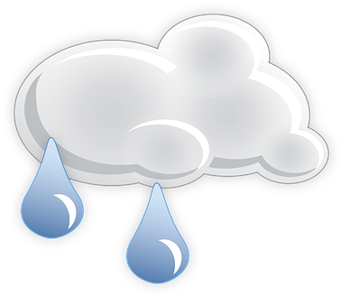 Light Rain Rain Bet Ricon Cloudiness Cloud - Cloud (390x340), Png Download