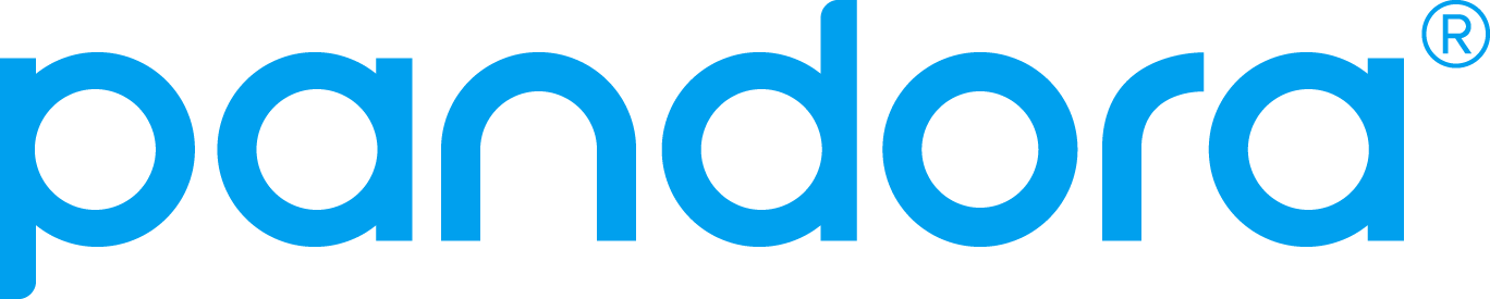 Download - Pandora Music Logo Png (1368x275), Png Download