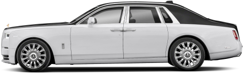White Rolls Royce Transparent Background Png - Rolls Royce Phantom Png (500x330), Png Download