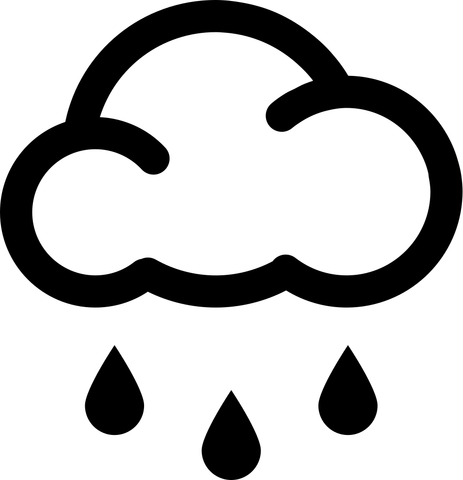 Png File Svg - Icon Rain Png (945x980), Png Download