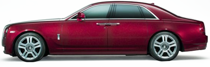 Base 2018 Rolls-royce Ghost Sedan Base - Hyundai Veloster 2017 Black (690x220), Png Download