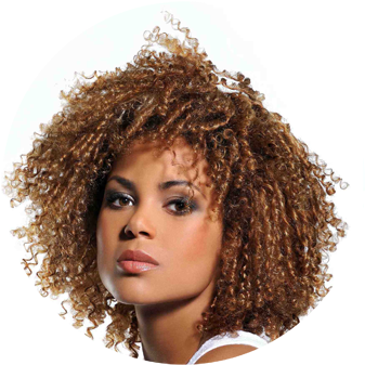 Curly, Auburn Afro Hair Png Png Images - Transparent Afro Hair Png (347x347), Png Download