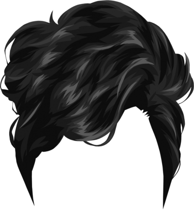 Hair Thirty-five - Black Hair Boy Png (400x432), Png Download