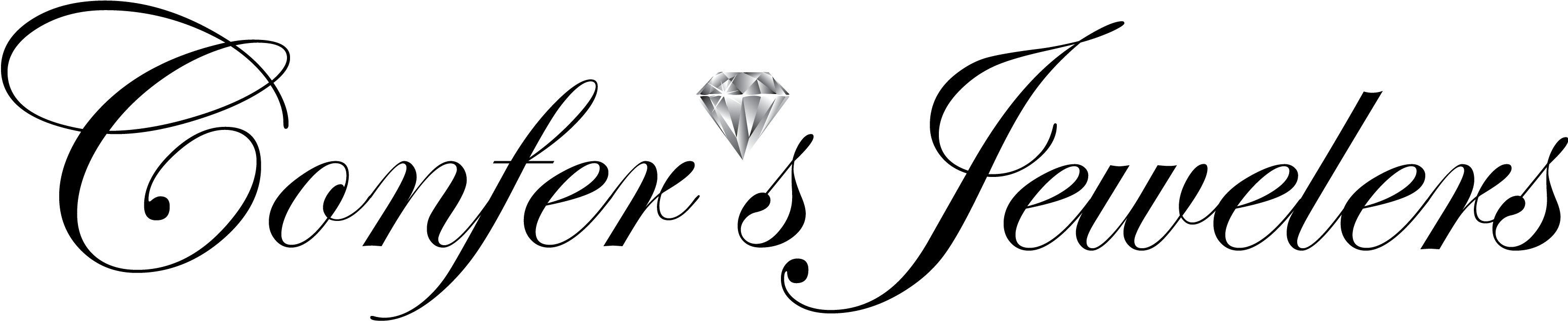 Confer - Confer's Jewelers (3227x861), Png Download