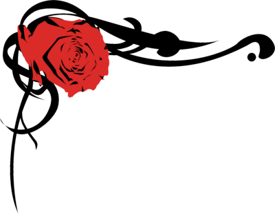 10 Rose Border Free Cliparts That You Can Download - Rose Border (400x311), Png Download
