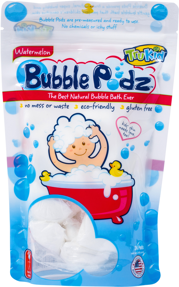 Trukid Bubble Podz - Watermelon 24 Count (1000x1000), Png Download