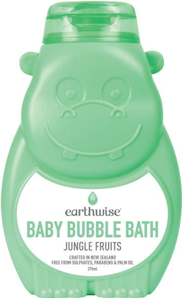 Babybubblebath-earthwise - New Zealand Baby Bath Product (395x620), Png Download