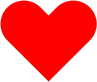 Png Transparent Stock Cliparts Co How To Make Shapes - Transparent Background Red Heart (700x700), Png Download