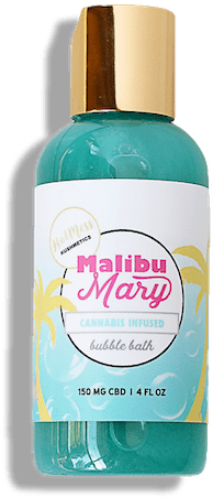 Hot Mess Kushmetics Malibu Mary Bubble Bath 150mg - Malibu (480x480), Png Download