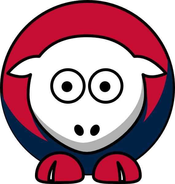 Original Png Clip Art File Sheep Boston Red Sox Team (570x598), Png Download