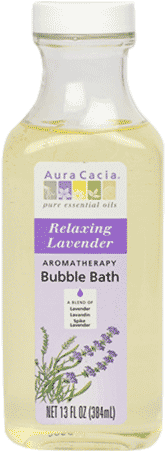 Product - Aura Cacia Aromatherapy Bubble Bath Relaxing Lavender (450x450), Png Download