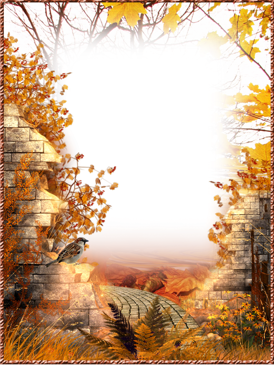 Download Hd Autumn Frame Png Download Collage Frame P vrogue.co