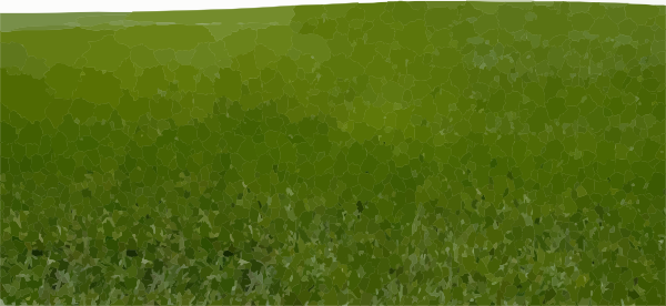 Cheerleaders And Sport Girls - Clip Art Grassy Field (600x276), Png Download