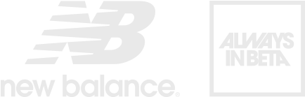 Lock In, Let Loose - New Balance Logo White (1920x835), Png Download