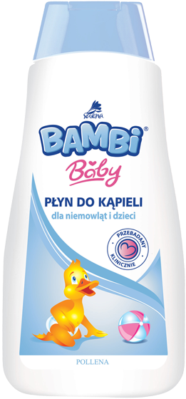Bambi Baby Bubble Bath For Infants And Babies 500ml - Bambi Baby Płyn Do Kąpieli Dla Niemowląt I Dziec (600x600), Png Download