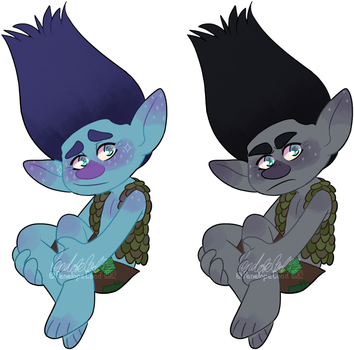 1 Reply 5 Retweets 8 Likes - Trolls Creek Fan Art (1200x1197), Png Download