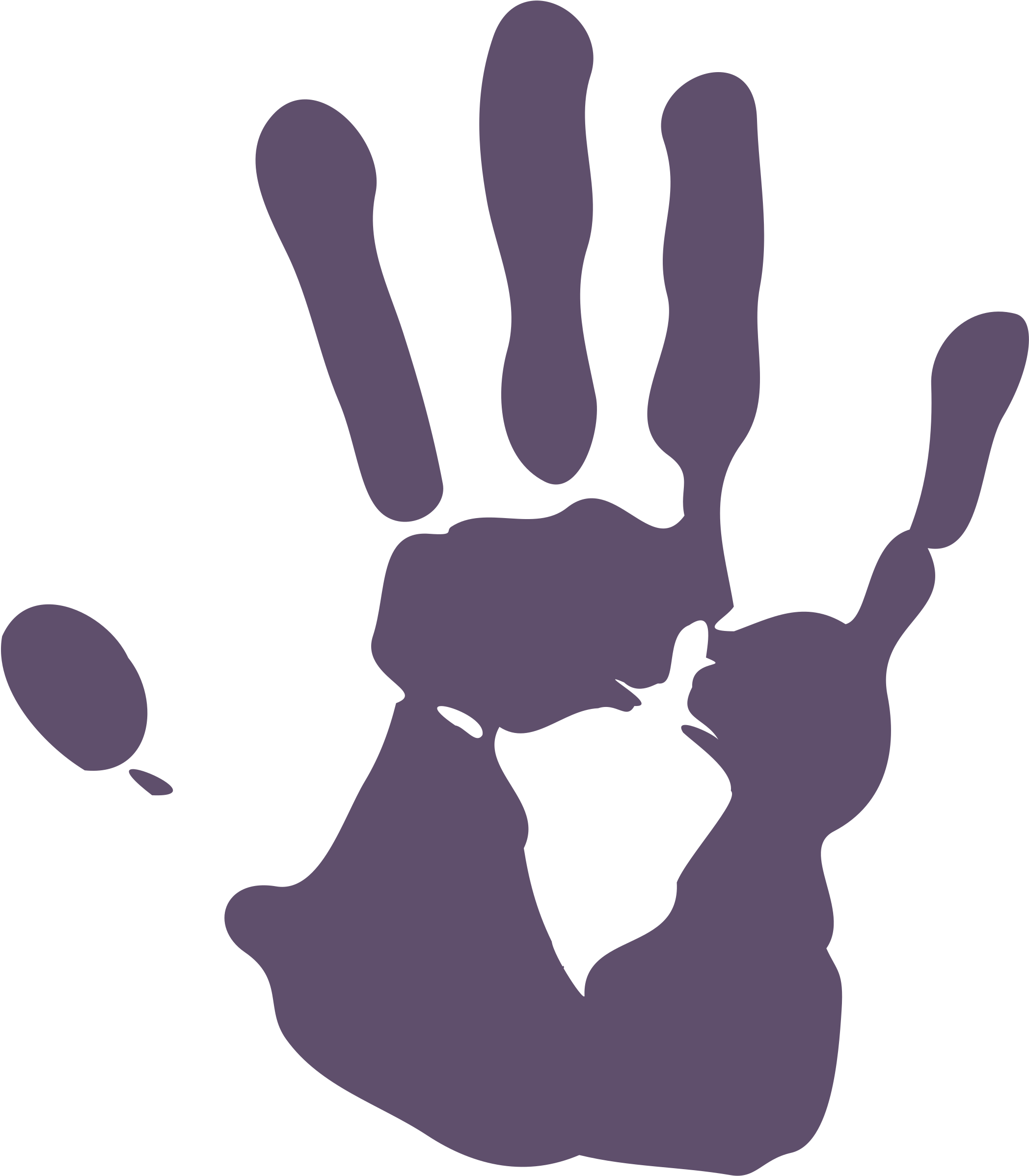 Handprint Clipart Palm Print - Mental Capacity Act 5 Principles (2161x2400), Png Download