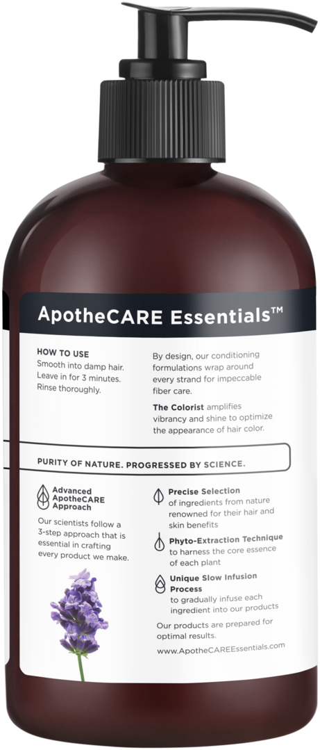 Apothecare Essentials™ The Colorist Shampoo Lavender, - Apothecare Essentials Shampoo (1500x1500), Png Download