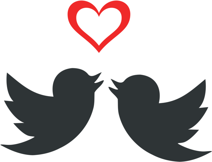 Lovebird Clip Art Heart Can Stock Photo Free Commercial - Clip Art Love Birds (750x750), Png Download