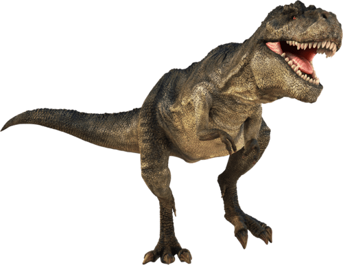 Download - T Rex Dinosaur Png (500x386), Png Download