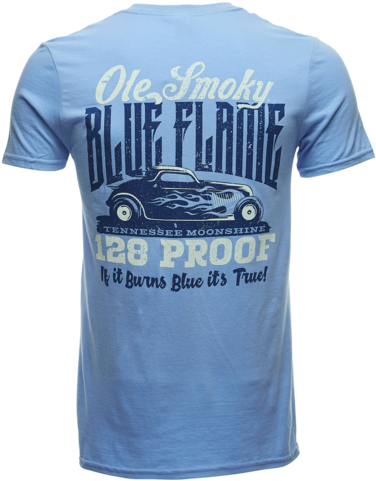 Blue Flame Hot Rod Tee - Hot Rod (600x600), Png Download
