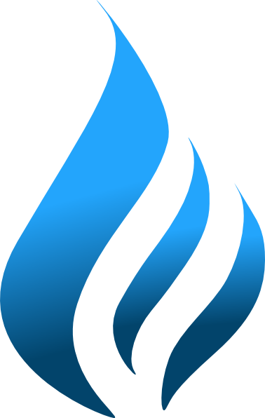 Blue Flame White Background 25432186jpg Clipart (378x596), Png Download