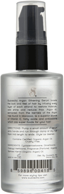 Suavecita Argan Silkening Serum - Hair (1000x800), Png Download