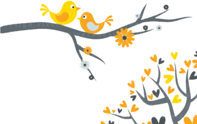 Love Birds Png Transparent Images - Love Birds Illustration Png (640x480), Png Download