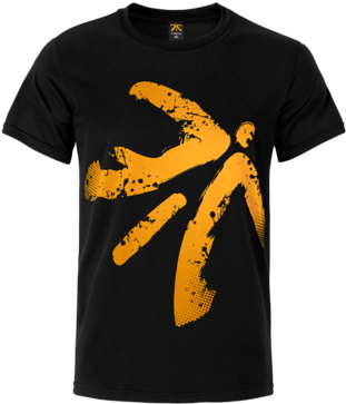 Black T-shirt Template Png - Fnatic T Shirt (600x450), Png Download