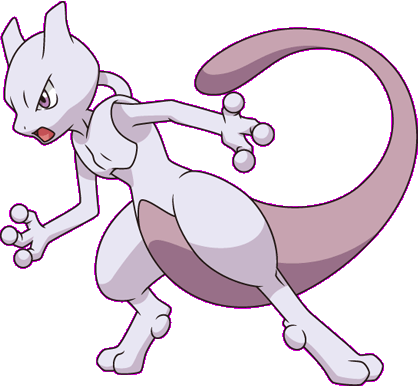 Mewtwo, In My Personal Oppinion, Is The Best Smash - Psychic Type Pokemon Names (420x386), Png Download