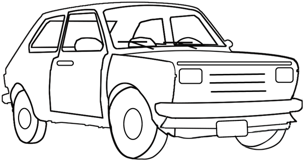 Fiat, 147, Brazil, Old, Car, Classic - Classic Car (637x340), Png Download