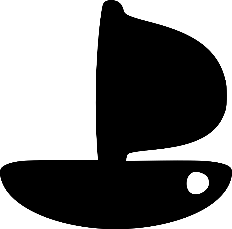 Boat Sailfish Sailing Transport Ship Comments - Silhouette (980x966), Png Download