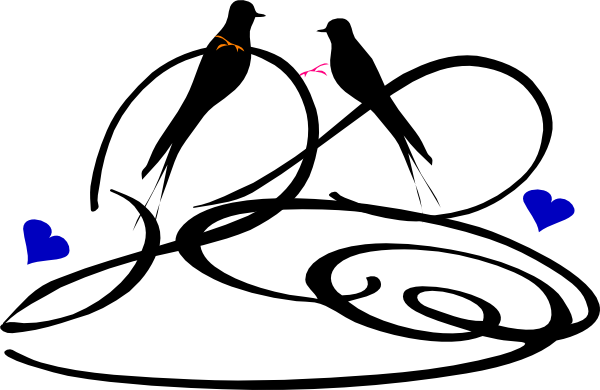 Love Birds Png, Svg Clip Art For Web (600x390), Png Download