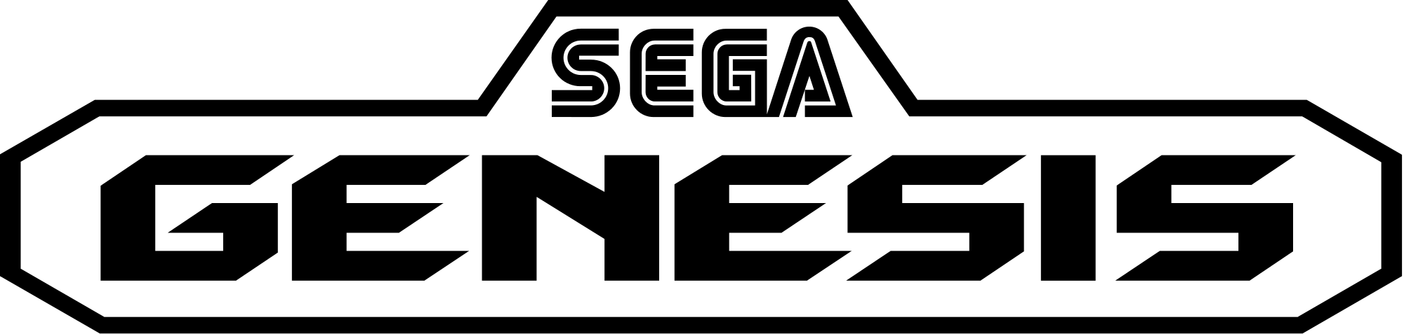 Sega Genesis Logo - Sega Mega Drive Logo (2000x477), Png Download