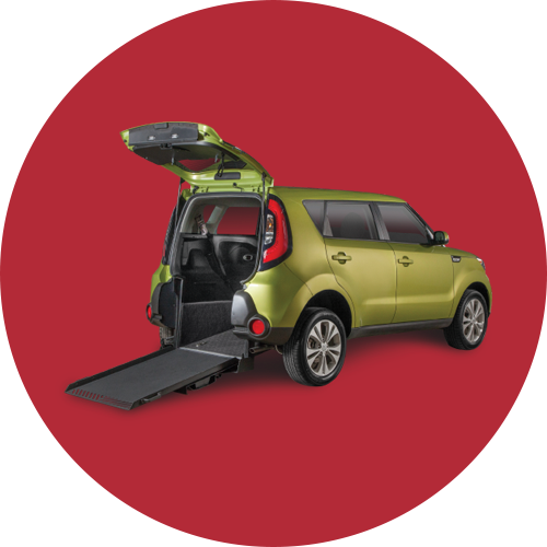 Over 30 Years Ago, We Brought The First Rear-entry - Wheelchair Accessible Van (500x500), Png Download