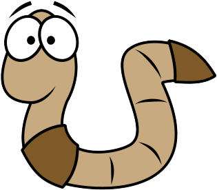 Elegant Space Needle Clipart Worms Png Transparent - Worms Clipart (350x350), Png Download