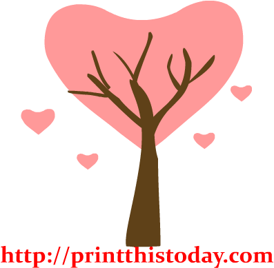 Trees Clip Art - Cute Pink Tree Clipart (417x417), Png Download